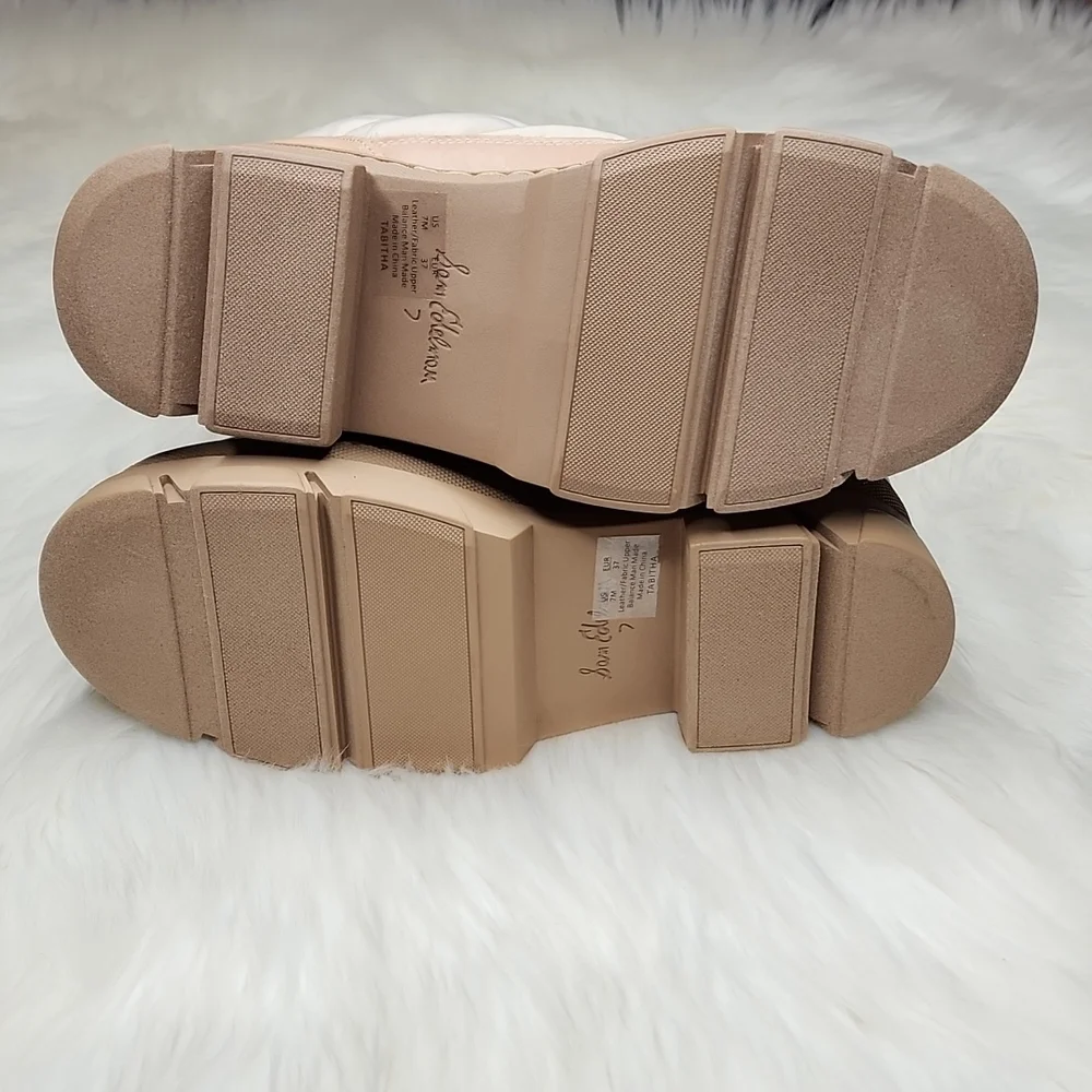 Sam Edelman Tabitha Leather Winter Boots Moonbeam